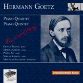 HERMANN GOETZ - Piano Quartet - Piano Quintet