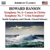 HOWARD HANSON - Symphonies 6 and 7